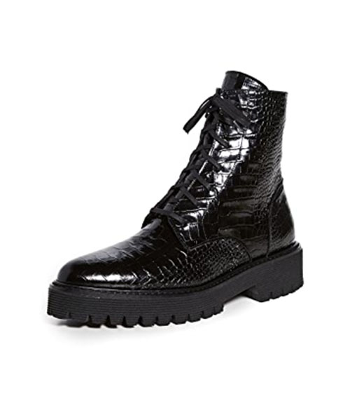 sincerely jules black combat boots